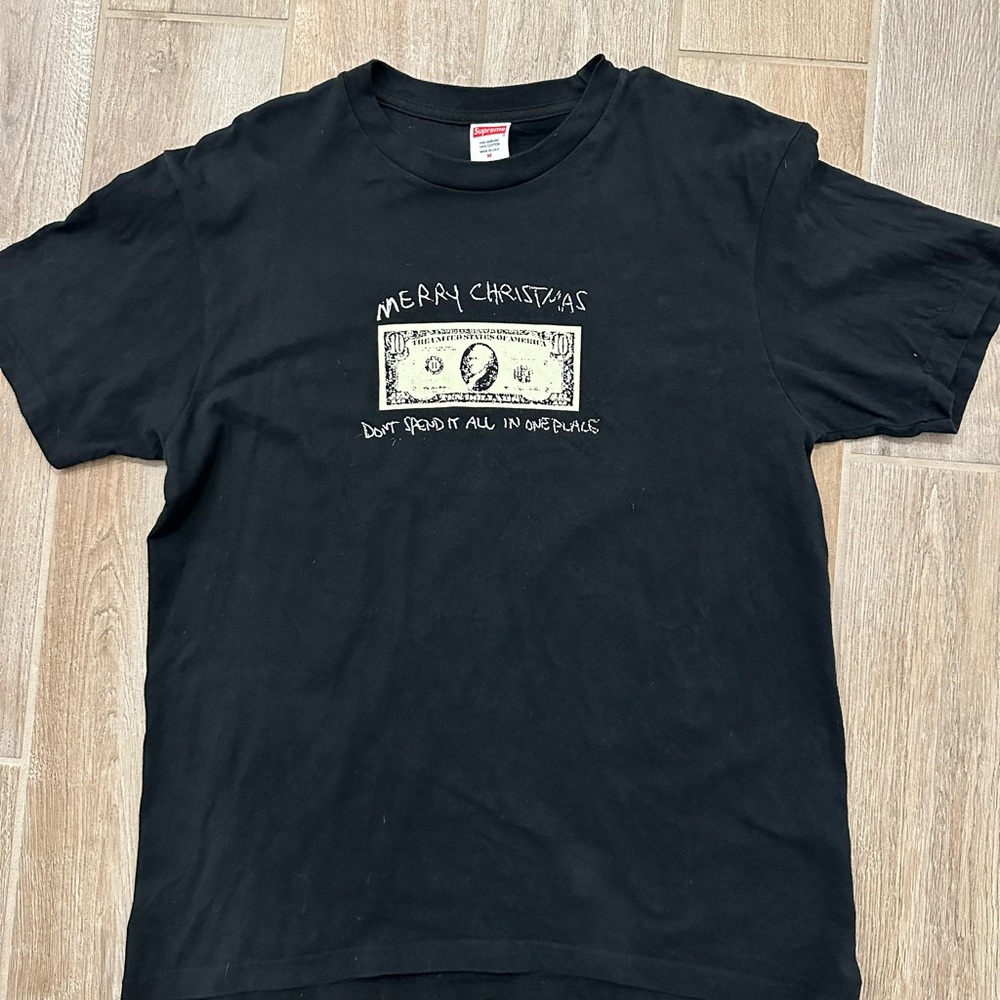 Supreme Spend It Tee 'Black' Size Medium